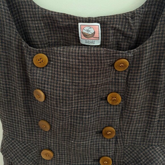 Linennaive Double Breasted Linen Dress - Picture 4 of 7